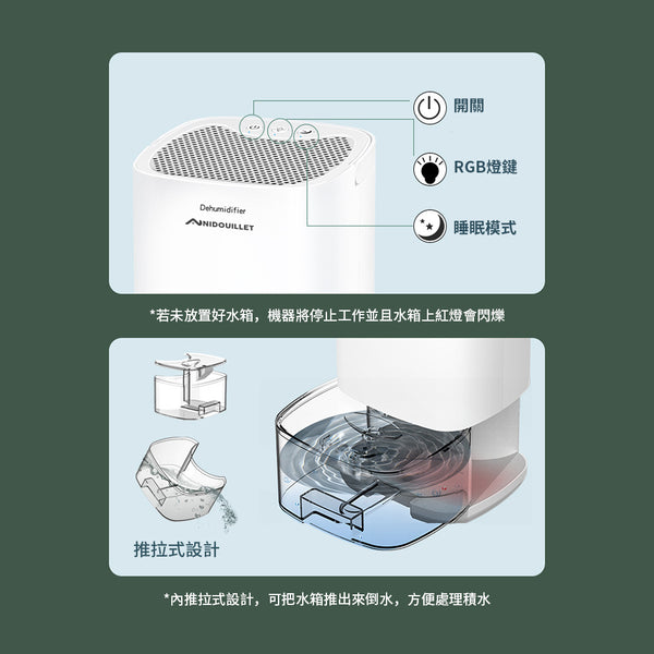 陳列品- EH015901 智能小型抽濕機