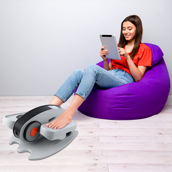 ONETWOFIT -陳列品 ET017001 迷你電動橢圓機 小型室內健步機 復健家用腳踏車 5檔調節