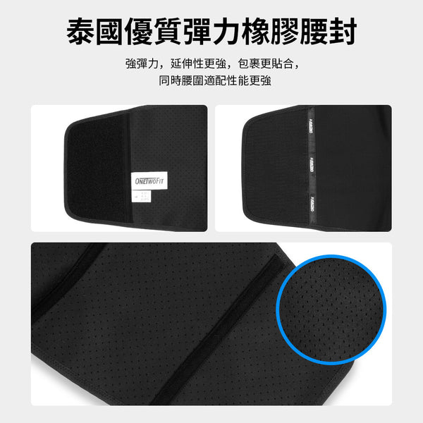 OneTwoFit -陳列品- OT049802  (L碼 - 偏小, 近M碼 ) 護腰帶[配腰托]