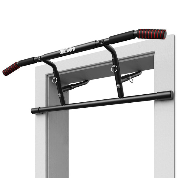 OneTwoFit - OT216 陳列品- 可調節門上單槓 免打釘多功能家用健身拉槓 便攜式室內橫槓 引體向上訓練器
