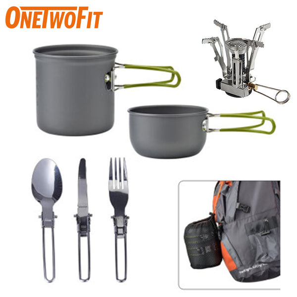 OneTwoFit - ET011401 Portable Outdoor Picnic Pot Set