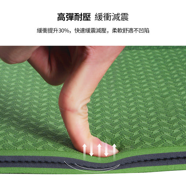 OneTwoFit - 雙色加厚瑜伽墊雙面防滑 OT165VLP/ OT165GG/ OT165PKPP